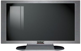 Matte Silver TV Props by Props America.  Props America Matte Silve Fake Flat Screen Prop TVs.